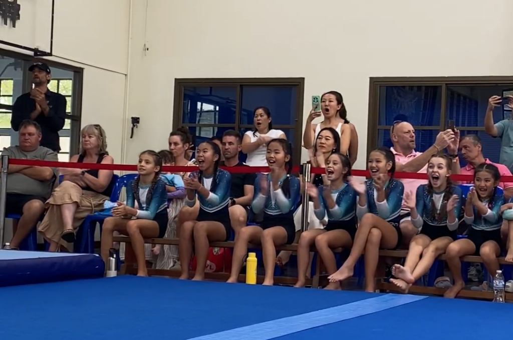 Phuket Gymnastics Internal Competition 2026 - Gymnasts Cheering & Supporting